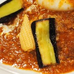 Bg-Cafe - 夏野菜のキーマカレーアップその１