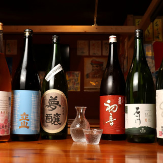 北陸地酒や季節ごとの日本酒、限定酒を豊富にご用意◎飲み放題も