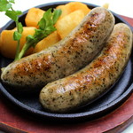 Extra thick! Grilled raw sausage