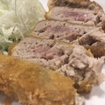 ばんじょう - まぐろカツ…レア具合がいい感じ