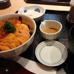 田中田式海鮮食堂 魚忠 - うにイクラ丼