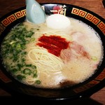 一蘭 - ラーメン　トッピング→半熟塩ゆでたまご