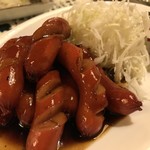 Shichimiya - 赤ウィンナーソース炒め