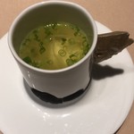 満愛貴 - とうもろこしの練り物、そうめん南瓜入りスープ