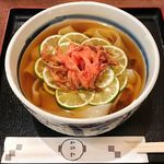 みのや - すだち冷やかけきしめん