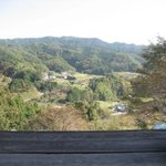 慈久庵 - 里の秋、ベランダから広がってます