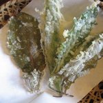 慈久庵 - 山菜の天ぷら