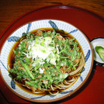 彦三 - かき揚げそば