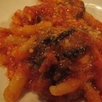 クオ　ヴァディス - 茄子のトマトソースストロッツァプレーティー