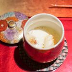 エクアトゥール - スモークしたオマール海老のフラン