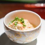 エクアトゥール - オマール海老と蟹の内子、トビコ、中華麺