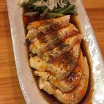 かつぎや - お馴染み3　よだれ鶏　胸肉ってこんなに美味しいんだと教えてもらいました　