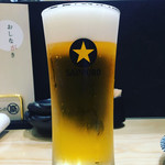 すしの助 - ビールは大好きな黒ラベル(^-^)