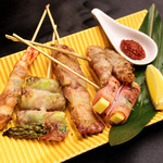 Pork rolls & yakiton 5-item platter (5 pieces)