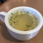 華かんざし - オニオンスープ。冷たい雨にぴったり。