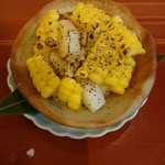 蓬左茶寮 - 強肴②:トウモロコシと平貝 イタリアンチーズ