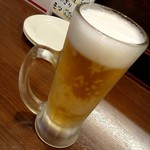 もつ処 やまり - 生ビール