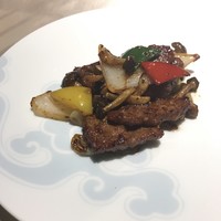 中国料理 龍鳳 - 牛肉の黒胡椒炒め