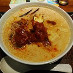 デニーズ - メキシカン唐揚げ担々麺　1078円