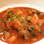 Beef tendon stew with tomato