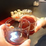 オーパスワン - 紹興酒（八年・かめ仕込み）で乾杯( ´∀` )/▽☆▽ヽ(′ ∀｀)