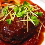 ビストロ アオキ - 手ごねハンバーグ