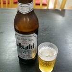 餃子の王将 - アサヒスーパードライ大瓶