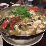 大衆中遊華食堂 八戒 - 虎河豚と渡蟹の春雨スープ