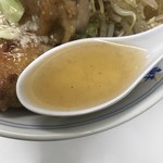 KAZE本店 - 【2018.6.30】鶏ガラベースに塩ダレの構成。海老の風味もほのかに香り。