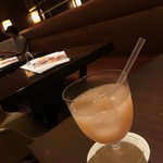 キハチ カフェ - モーニングプレート1512円(外税)のフリードリンク…
グレープフルーツ