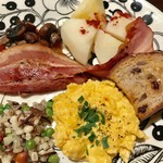 キハチ カフェ - モーニングプレート1512円(外税)