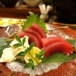 炙り和彩 繋 - 生マグロと生ゆばの造り　1100円