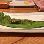 とり喜 - 万願寺とうがらし（アップ）