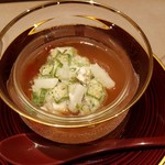 Kaneto - オクラと長芋のすりながし　トマトスープ