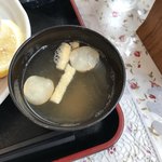 琥珀物語　第二章 - ミックスフライ定食 みそ汁