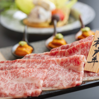 Enjoy the finest Kobe beef with a beautiful woman in a private room