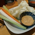 備長 - 野菜スティックです