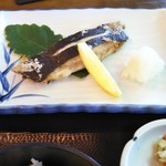 魚住 - マコガレイ塩焼き