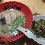 ラー麺ずんどう屋 - 元味ラーメン(750円)+ずん丼ミニ(+150円)