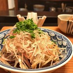 面 - お刺身（鰹のタタキ）