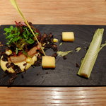 LIAISON - フランス産　フォアグラのポワレ、とうもろこしのアンサンブル