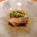 LIAISON - 長崎県産甘鯛の鱗焼き、スープ・ド・ポワソン