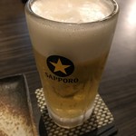 はかた野菜巻き串 きばくもん - 生ビール