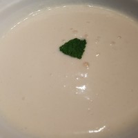 飛騨牛グリルばくろ - 桃の冷製スープ☆