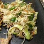 風月 - 野菜炒めアップ斜