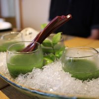 志木葉 - オクラとウニのすりながし