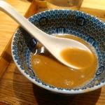 中華蕎麦 とみ田 - スープ割り