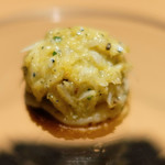 サンプリシテ - ランチコース 5940円 のシラスのマドレーヌ