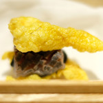 サンプリシテ - ランチコース 5940円 の5日間熟成した銚子イワシの瞬間燻製