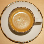 サンプリシテ - ランチコース 5940円 のコーヒー